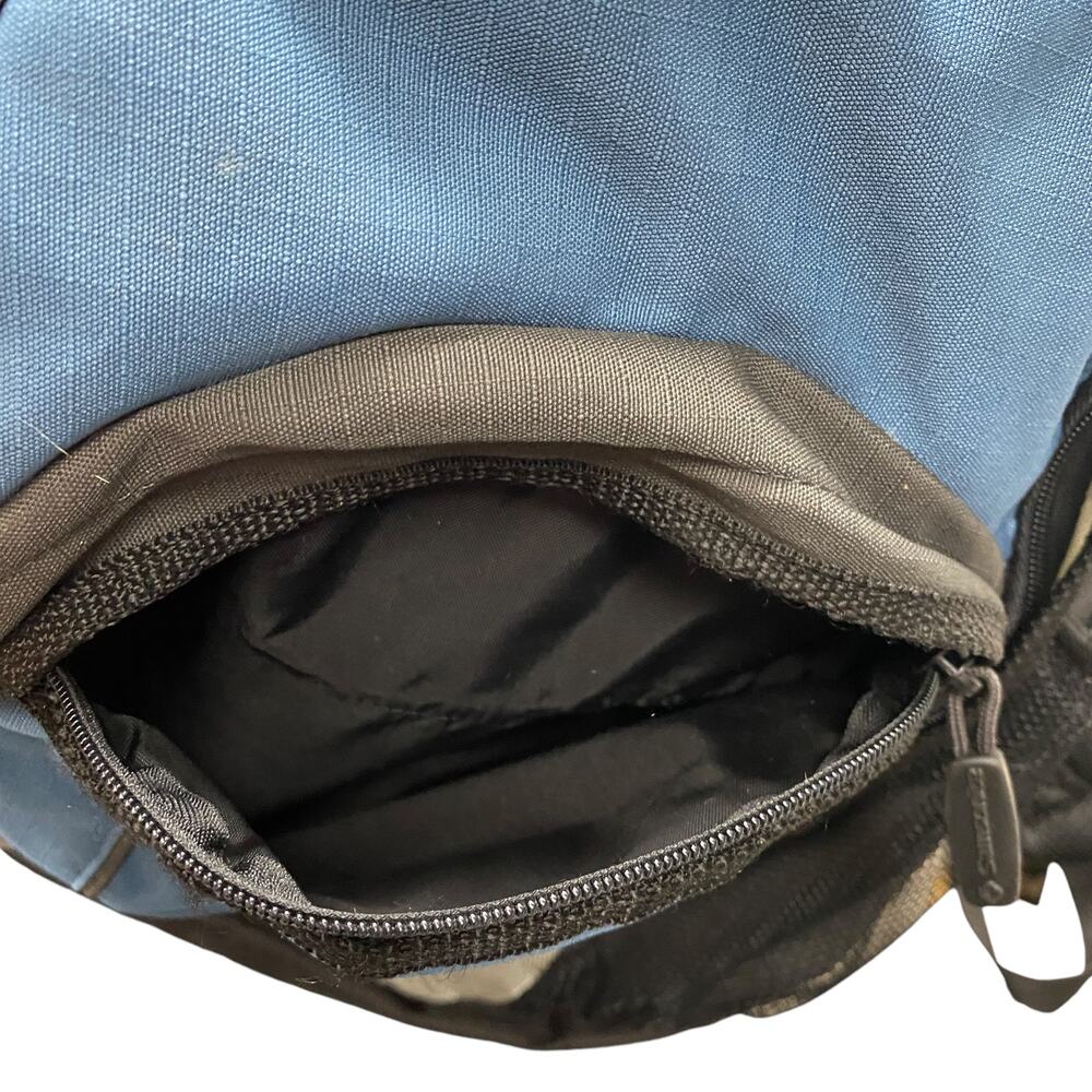 Samsonite Blue Grey Black Laptop Travel School Backpack - Picture 3 of 10